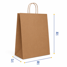 sacola de papel kraft  G1